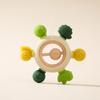 1Pc Baby Ratter Toys Wooden Teether Crochet Animals Bpa Free Rattle Toy Newborn Amigurumi Teether Baby Rattles Gifts For Newborn