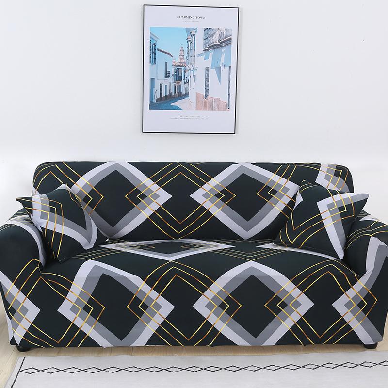1PC Non-slip Sofa Cover Elastic Sofa Covers for Living Room Printed Sofa Slipcovers Couch Cover Funda Sofa 1/2/3/4 Seater