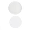 Set of 10 Clear Round Plastic Coin Capsule Containers Storage Box Holder Case for 20 To 40mm with Flat Opening