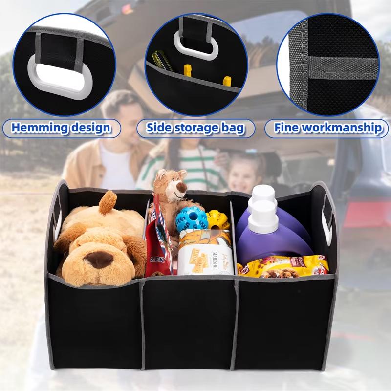 Car Trunk Storage Box, Foldable Car Storage Box, Toy Food Storage Container Bag, Car Accessories Car Storage Rack