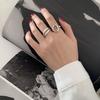 Trendy 925 Sterling Silver Fashionable Adjustable Ring For Women With Unique Shape