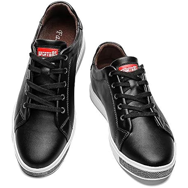 

[ziitop] 6cm Height-Increasing Secret Sneakers for Men and Women - Low-Cut Lace-Up Casual Shoes - Lightweight Casual Sneakers 24 чёрный
