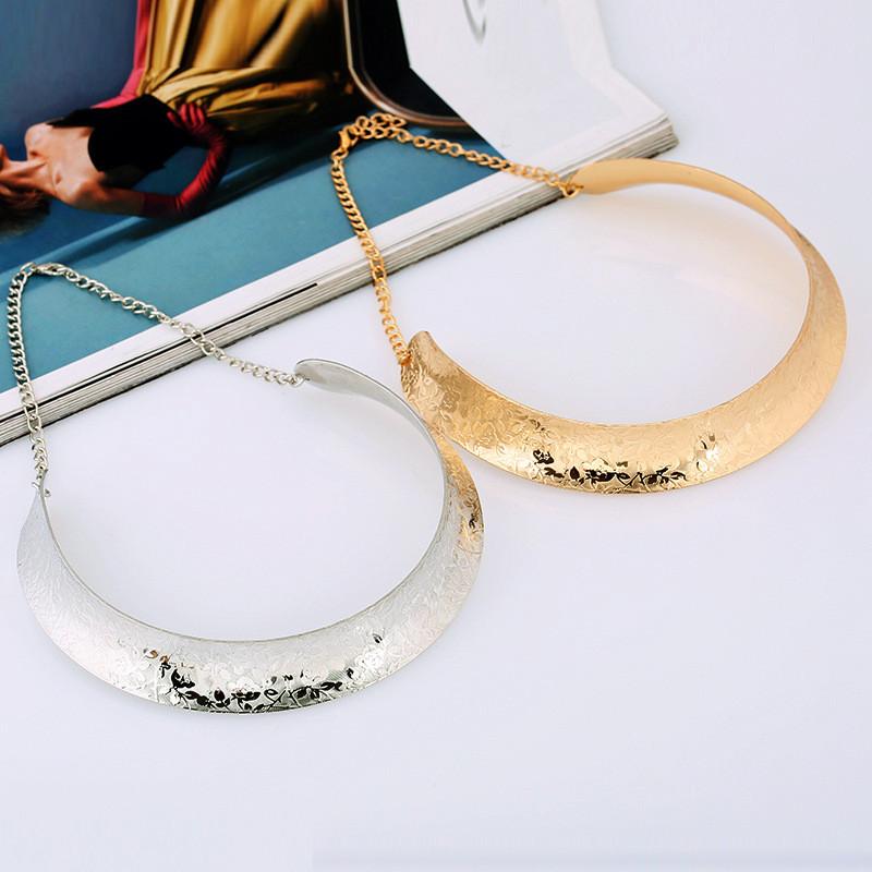 Metallic Choker With Electroplated Finish For Unisex Daily Wear