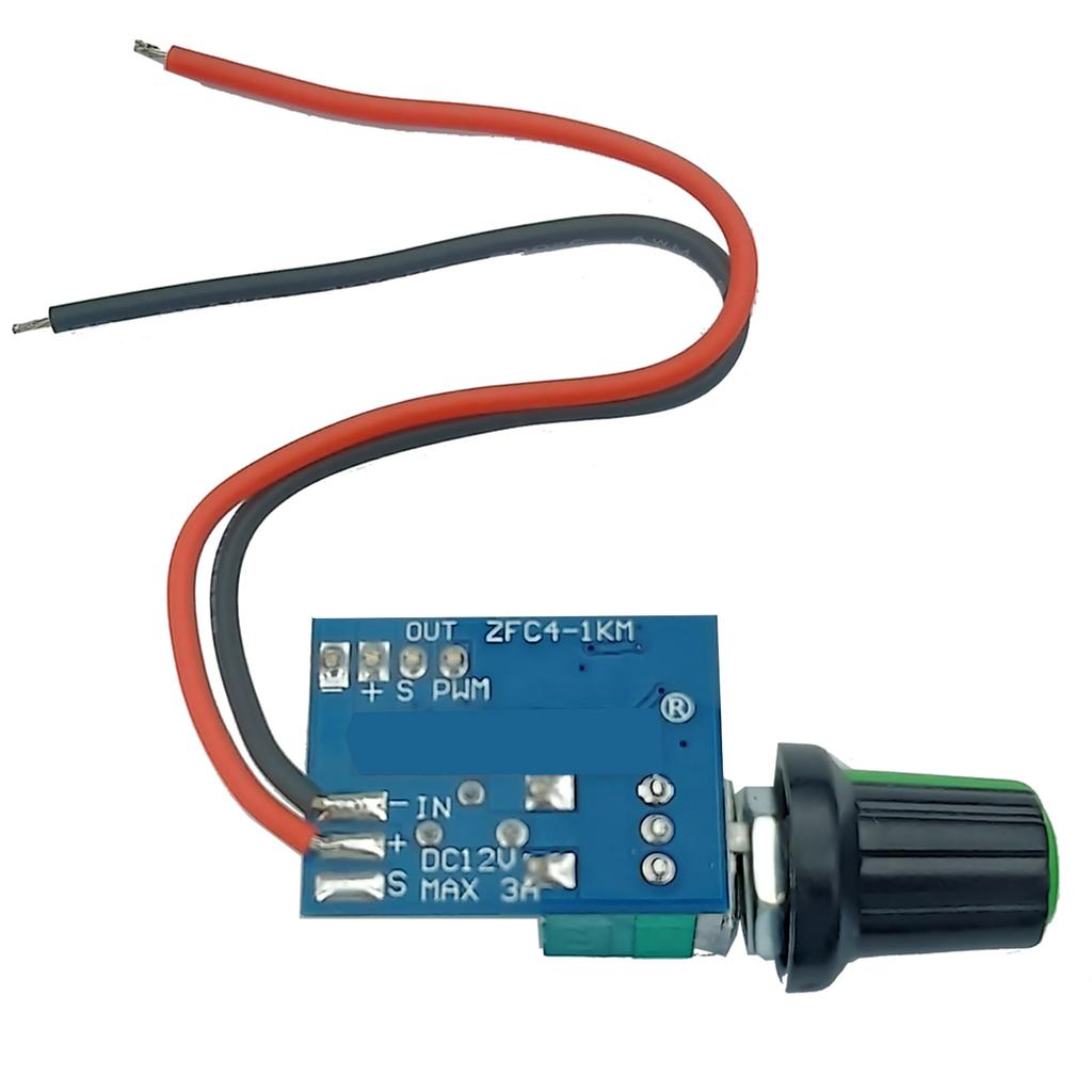 Manualny 4-przewodowy kontroler prędkości wentylatora 12V PWM przełącznik regulacji prędkości do wentylatora obudowy PC CPU z pokrętłem regulowanym