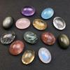 5A Qualität Ei-Oval Polierter Edelstein Natürliches Material Rutilquarz Kristall Loser Edelstein Stein Für Handgemachten Schmuck 1 Stück