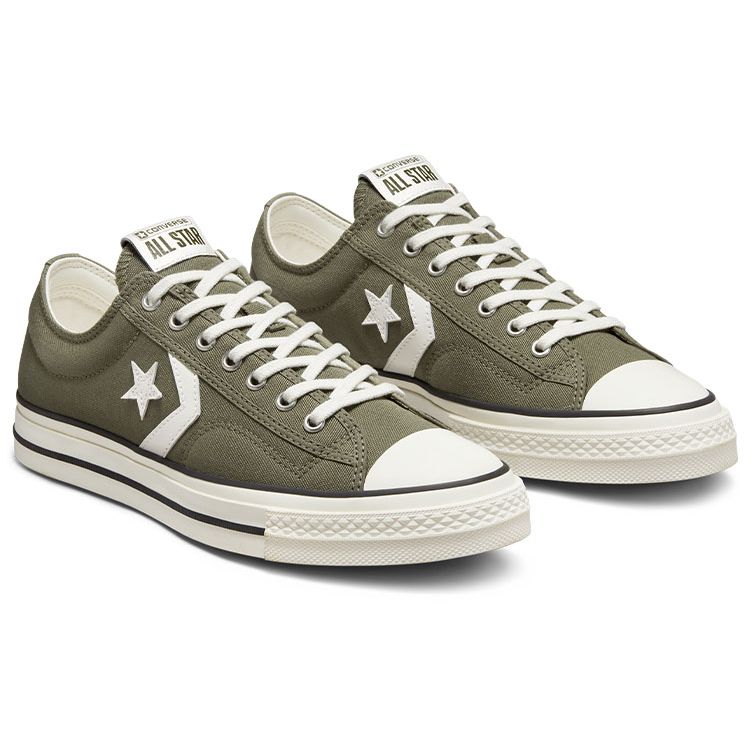 Converse Star Player 76 Retro Casual Low-Top Sneakers Unisex Sneakers Green A03913C