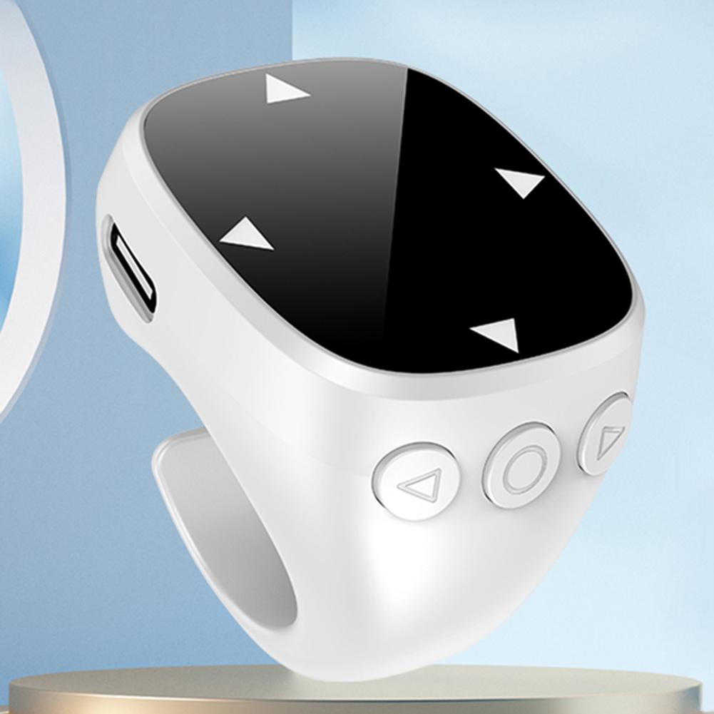 Für TikTok Scrollring Bluetooth-kompatibel 5.3 Kabellose Fernbedienung für die Fingerspitze Seitenumblätterer Scroller für Android iOS