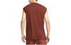 Nike T Shirts Men's Brown Crew Neck Moderate Straight Fit DM7823-217