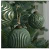 Boules Ornementales pour Sapin de Noël Style Ancien 8cm