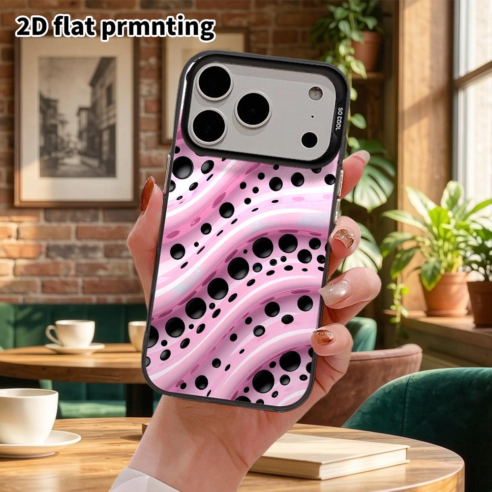 Phone Case: 2D Flat Design Suitable for iPhone 18 17 16 15 14 13Pro In Color Silver, Couple Style, Hide-and-seek Santa Claus, Christmas and Halloween