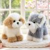Mengbang Schnauzer Plush Dog Toy - Soothing Doll for Kids' Birthdays