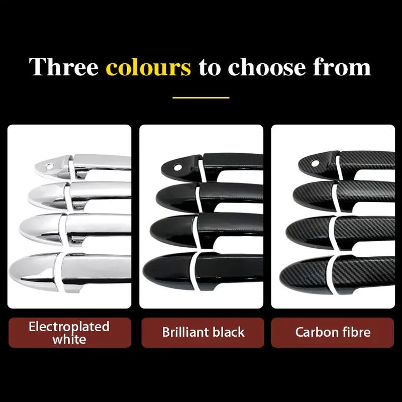 Car Outer Door Handle Covers Trim For Daihatsu Boon Sirion M300 AC10 2004~2015 Cover Exterior Style Car Cap Stickers Accessories
