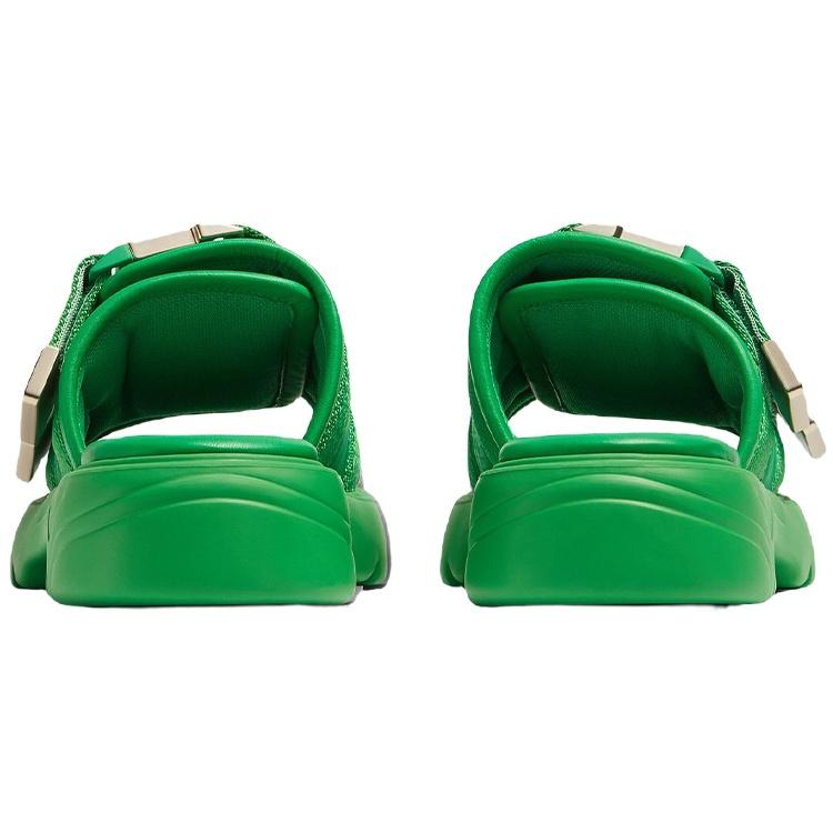 Bottega Veneta Flash Slide Slippers Women's Green 690034V0DS23730