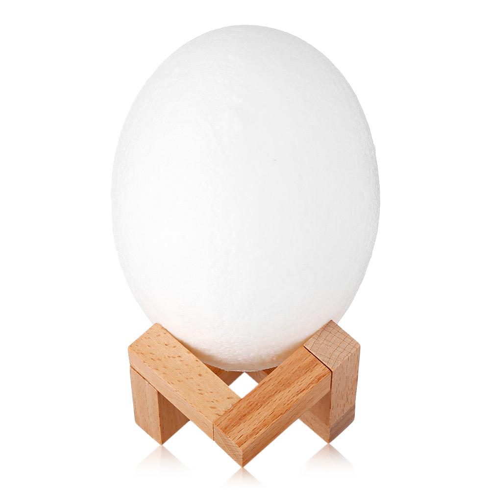 3D Printing Dinosaur Egg Light Patting Night Lamp PLA 3 Colors For Bedroom Home Decoration Gift Table Desk Night Light