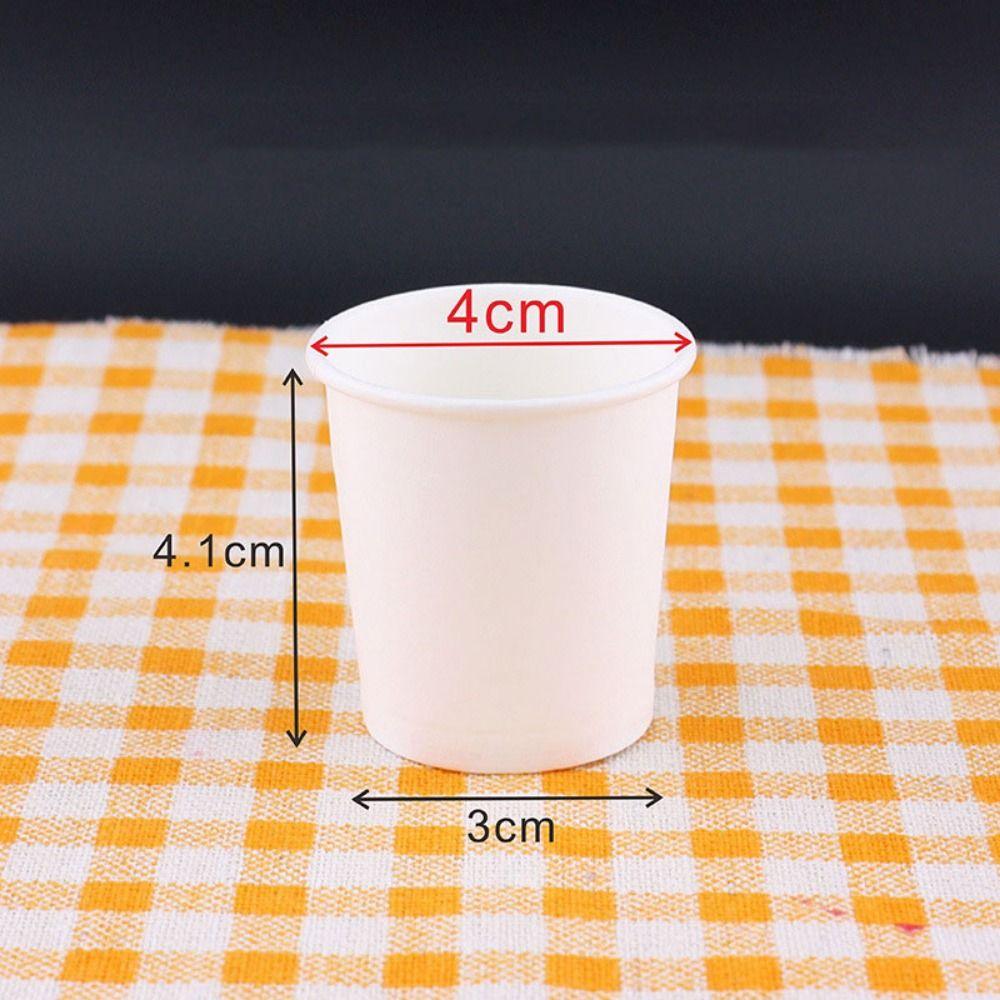 200Pcs 30/60/120/200ml Disposable Paper Cup Thickened Multisize Tasting Cup Multifunctional Leakproof Paper Coffee Cup