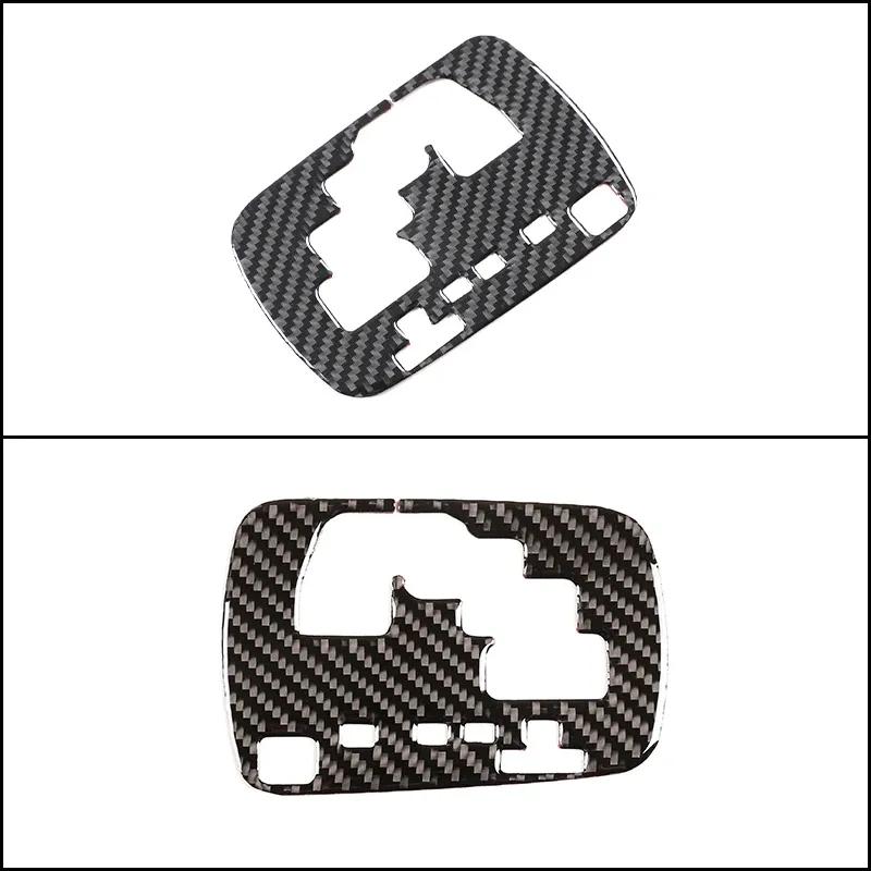 For Toyota Hilux 2015- Soft Carbon Fiber Central Control Gear Shift Indicator Panel Trim Cover Interior Decorative Stickers