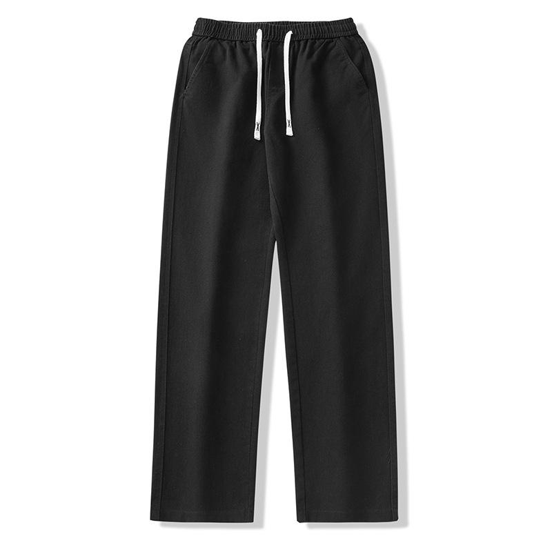 Mingge | Retro trend pure cotton tooling casual pants men's ins trendy brand simple and versatile straight trousers