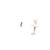 Miniature Grandfather Clock Ballerina Figurine Resin Girl Sculpture 1/12 Scale Toy Model Living Room