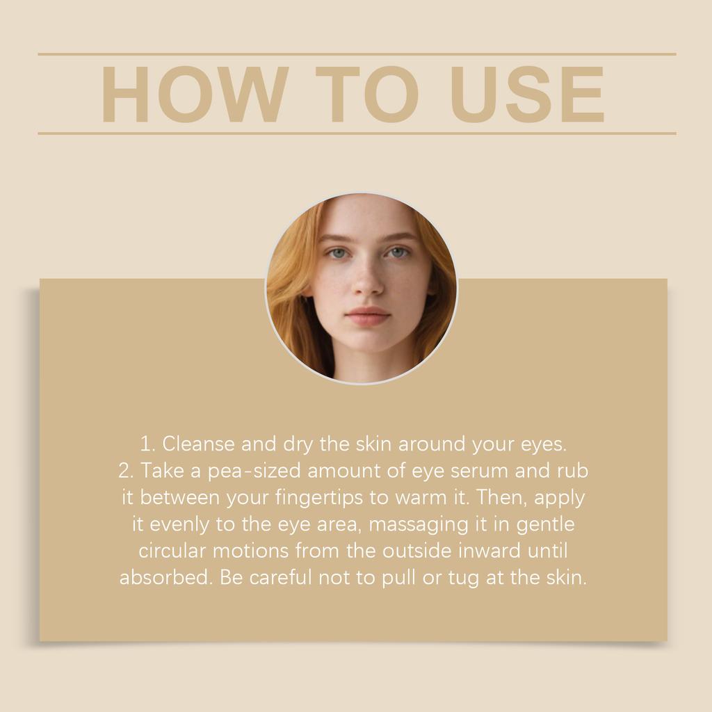 Retinol And Caffeine Eye Serum, Light-textured Eye Cream To Reduce Fine Lines, Dark Circle Moisturizing Eye Cream