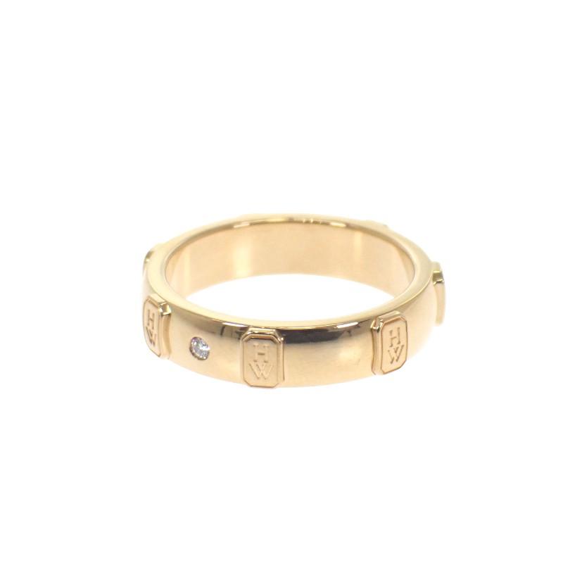Harry Winston WBDYRDBZHWL #13(JP-Größe) Ring K18 Gelbgold Damen