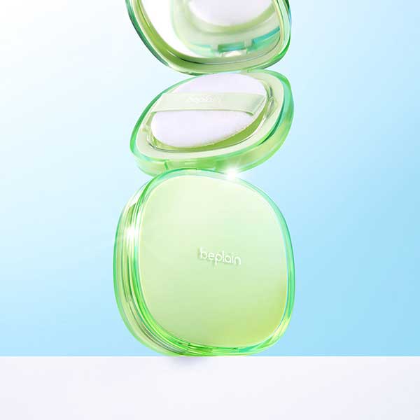 BEPLAIN Mung Bean Cotton Fit Powder Pact SPF30 PA+++ Oil Control Sun Powder 7g