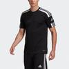 adidas Squad 21 Jsy Ss Soccer/Football Casual Sports Short Sleeve Black Men's GN5720