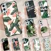 Monstera Leaves Palm Tree Flowers For Realme GT 7 Pro GT 5 6 6T C67 C61 C55 C53 C51 C21Y C25S C75 10 11 12 13 14 Pro Plus Case