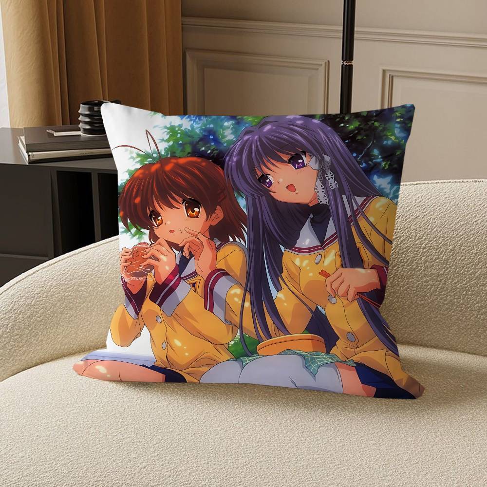 

Anime C-CLANNA Stitch Lucky Dragon pillow cover sofa cushion cover home room decoration children gift 12x12Inch