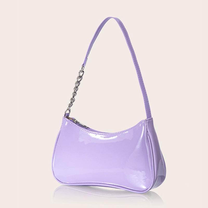IELGY textured PU leather shoulder bag retro classic