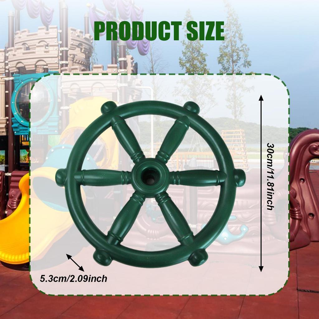 Pirate Ship Steering Wheel Children's Gym Playhouse Toy for Creative Play And