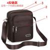 Men's bag new large-capacity shoulder messenger bag casual multi-layer single backpack business men's bag stall business wallet