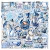 50 Sheets Waterproof Transparent PET Watercolor Stickers for DIY Graffiti and Decoration