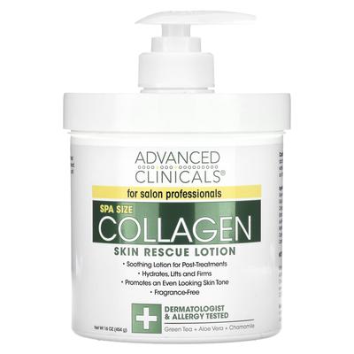 Collagen, Skin Rescue Lotion, Fragrance-Free, 16 Oz (454 G)