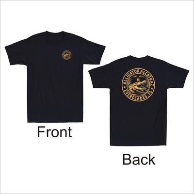 Crocodile Alcatraz | Florida Everglass Imitation 2 Sided Print Men's T-shirt Unisex T-Shirt
