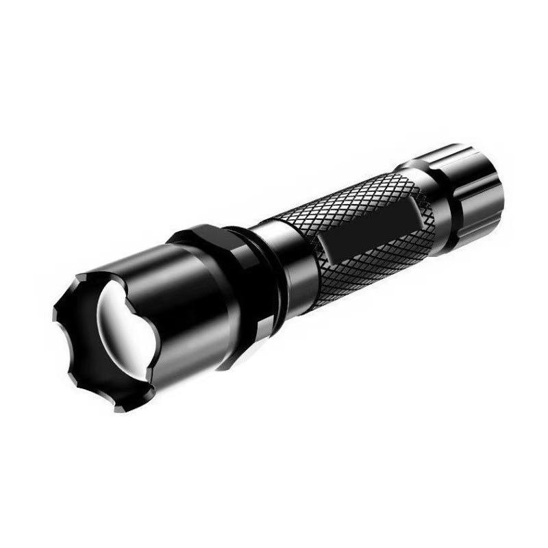 Steel Cannon Flashlight Strong Rechargeable Super Bright Portable Outdoor Lighting Remote Light