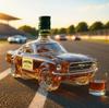Whiskyflaske Kreativ Bilmodell Vinglassflaske Morsom Gjennomsiktig Whiskykaraffel Whiskyflaske Bardekorasjon Gave