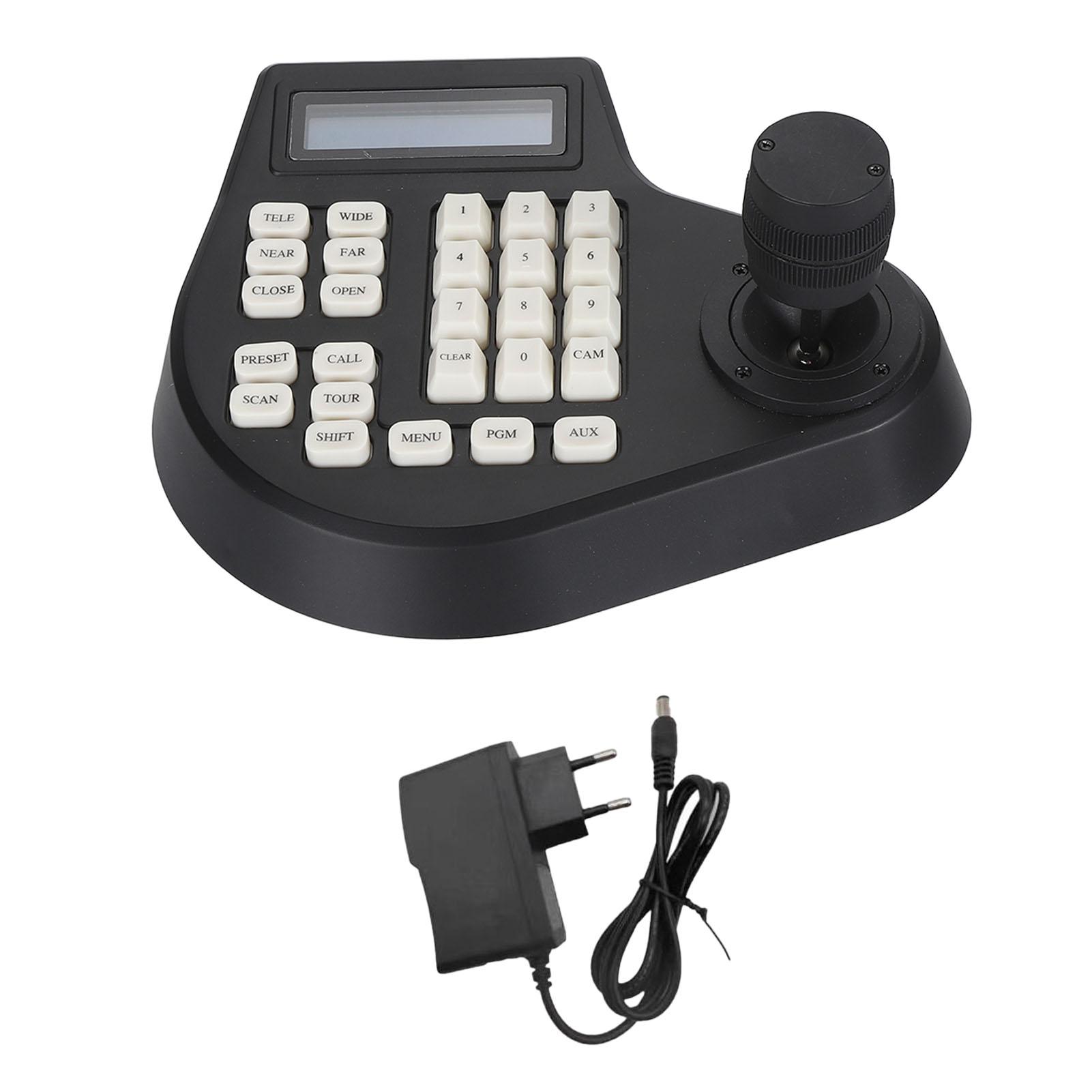 

Аналоговый контроллер PTZ-камеры, шина RS485, гибкая клавиатура PTZ-камеры с 3D-джойстиком для S EU Plug