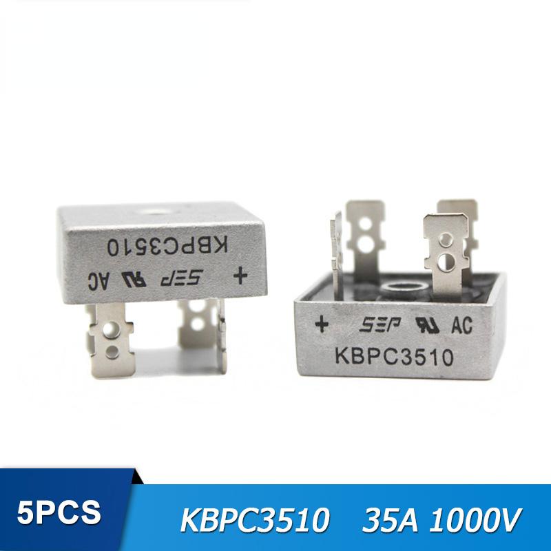 5PCS Diode Bridge Rectifier KBPC5010 KBPC1010 KBPC1510 KBPC2510 KBPC3510 Rectifiers 10A 15A 25A 35A 50A