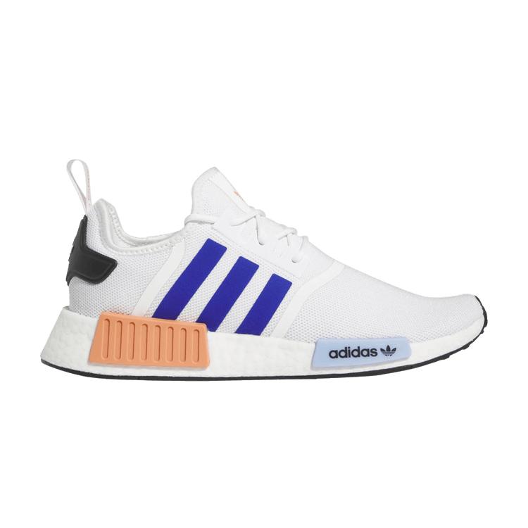 

adidas NMD_R1 White Lucid Blue Unisex Sneakers Cloud-White Semi-Lucid-Blue Core-Black ID9767