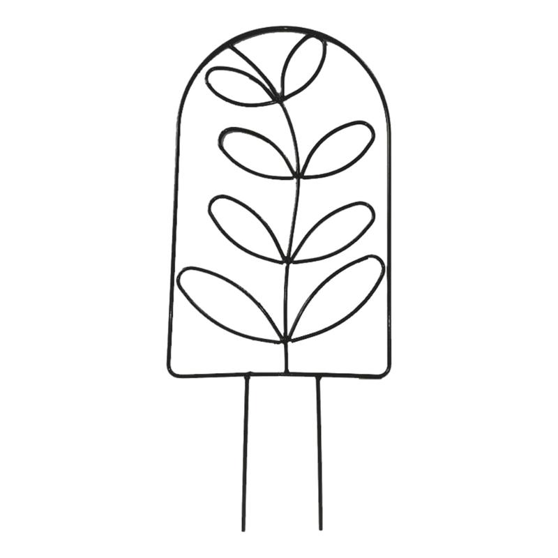 

Универсальные железные колья, совместимые для овощей, огурцов, вьющихся растений, опора, решетка, садовое растение, стебель цветка, кронштейн 2 чёрный