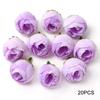 Purple Artificial Flowers Heads Silk Fake Flowers For Home Decor Party Wedding Decoration DIY Valentine's Day Gifts Accessories