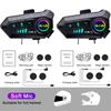 Kebidumei YP10 2X Wireless Bluetooth5.3 Motorcycle Helmet Intercom Headset Waterproof 300 M Intercomunicador Speaker Earphone