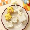 Green Bean Cake Molds Baking Molds Dessert Shaping Tool Bear Shape Stamping Molds Dessert Press Tool ABS Texture