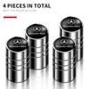 CEV5   4PCS Car Tire Valve Stems Cap Auto Exterior Accessories For Mercedes Benz GLK GLA A B C E Class C180 S200 S300 W176 W246 W205