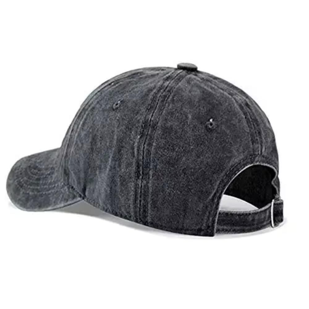 Softball Grandma Baseball Cap Vintage Adjustable Washed Hats Twill Plain Cowboy Hats Denim Dad Hat for Men Women Boy Girl Blue