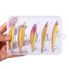 5 pz/scatola Richiamo di Pesca Set Minnow Esche Artificiali Merci Per La Pesca in Mare Wobbler Crankbait Carpa Pesce Persico Pesca