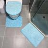 3PCS/set Bath Mats Non Slip Memory Foam Bathroom Soft Rugs Water Absorption Dry Fast Bath Mat Machine Washable for Home Floor