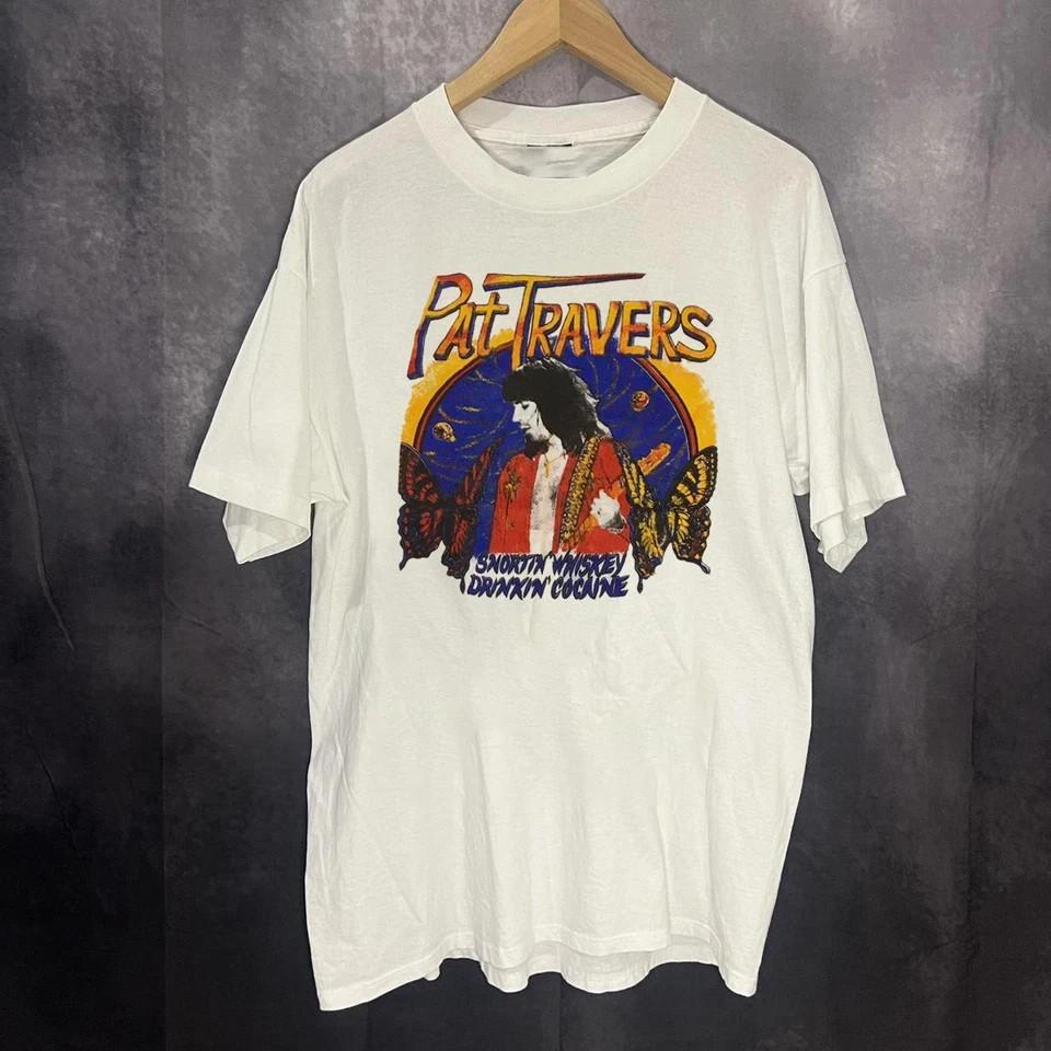 

Pat Travers Band Snortin Whiskey Unisex Adult T-shirt All Size S to 4XL XL