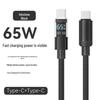 Ice Transparent 120W Fast Charging Braided Cable for Apple & Huawei