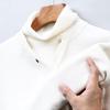 Hengyuanxiang Men's 100% Pure Wool Turtleneck Sweater